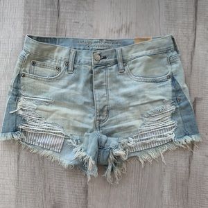 American Eagle Light Wash Jean Shorts